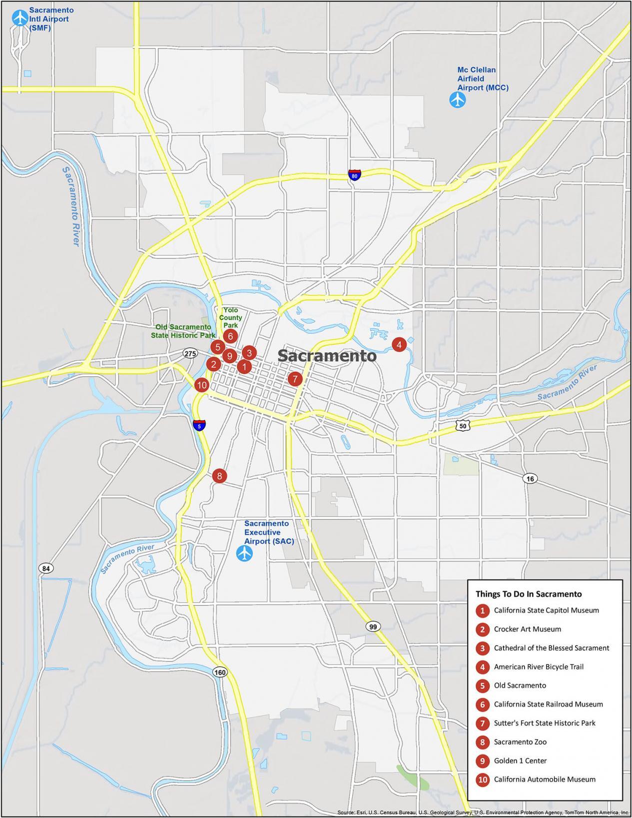 Sacramento, Capital Of California - WorldAtlas