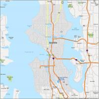 Seattle Map Washington