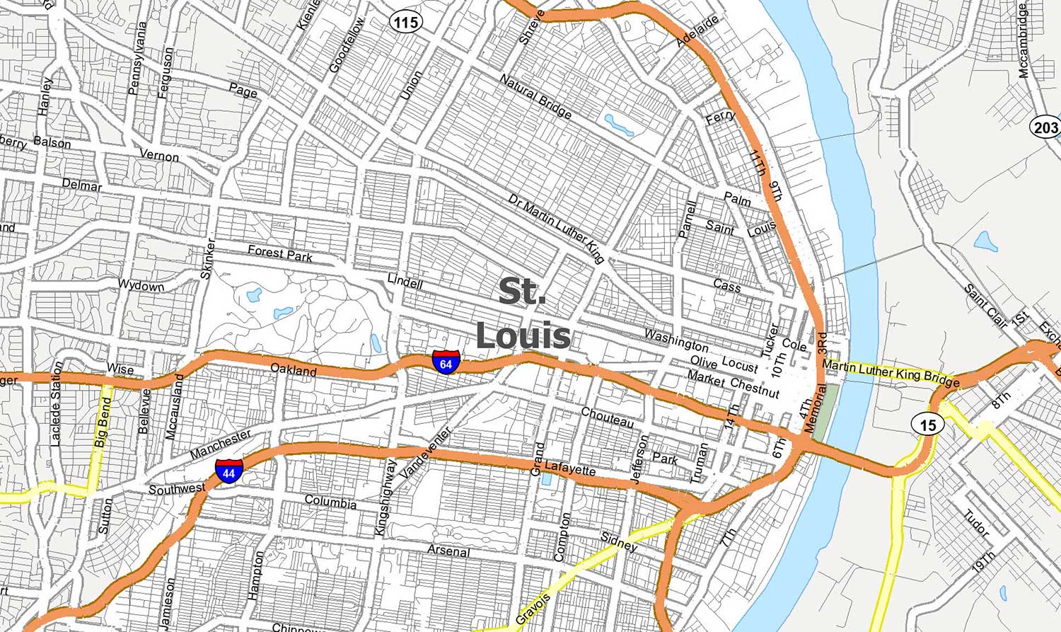 P zvuk Hradn P kop State n St Louis Mapa Tj Zlat ko Moje Ml n 