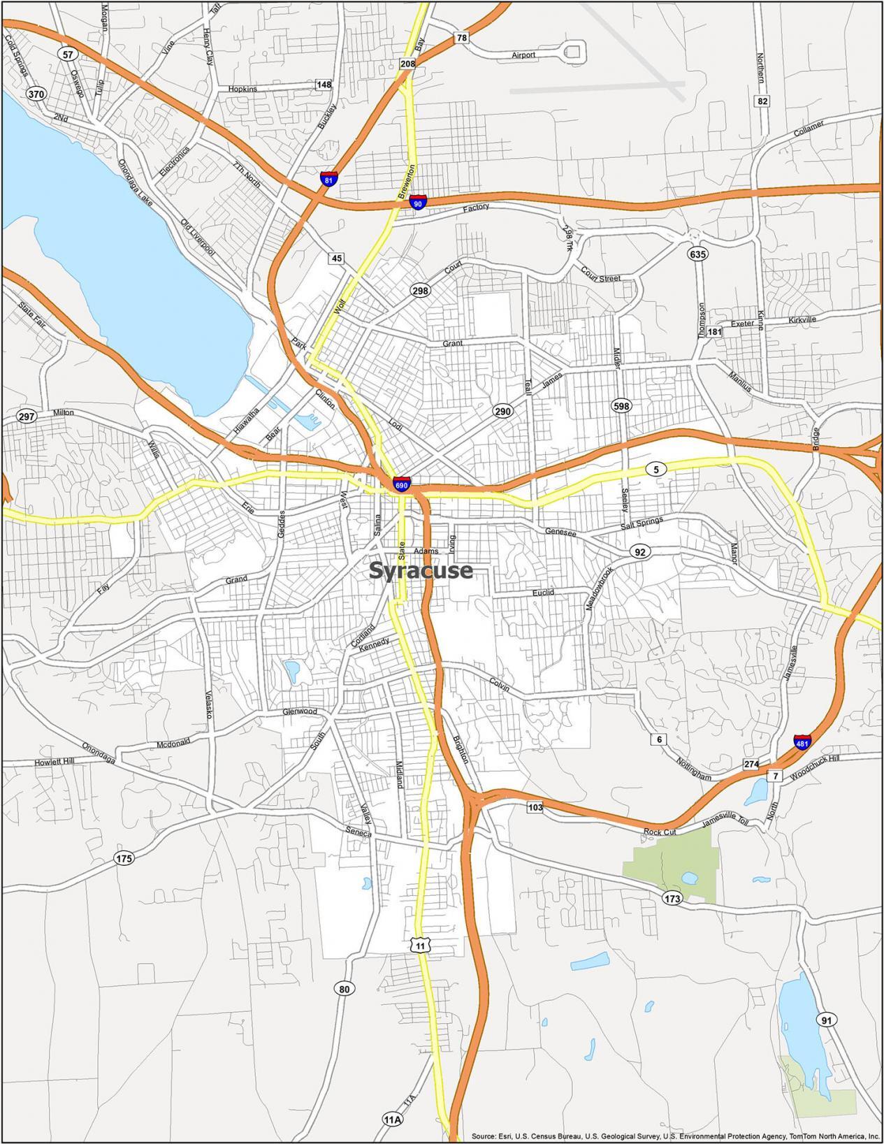 Syracuse Road Map