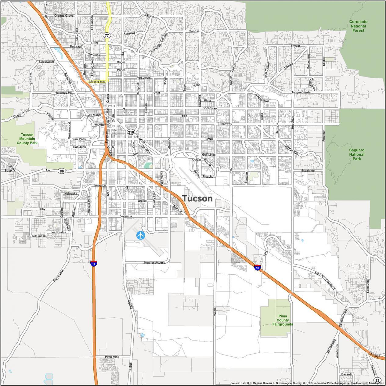 Tucson Road Map