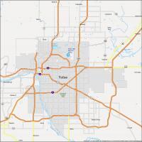 Tulsa Map Oklahoma