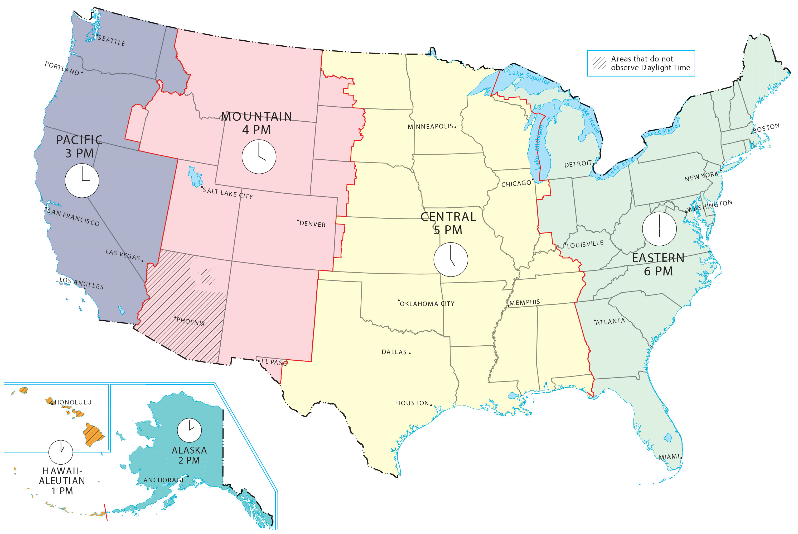 time changes will lead to more reshuffling of US time zones to avoid very l...