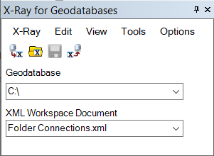 X-Ray For Geodatabases Pane