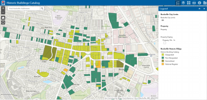 Web App Builder (WAB) Historic Buildings Catalog