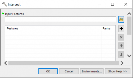 arcmap intersect