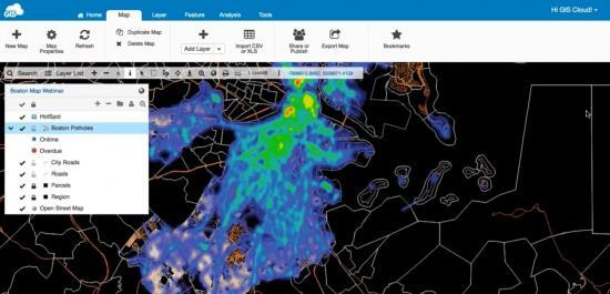GIS Cloud Example