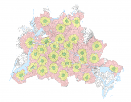 Service Areas Network Analysis