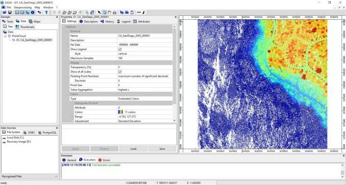 SAGA GIS LiDAR Viewer