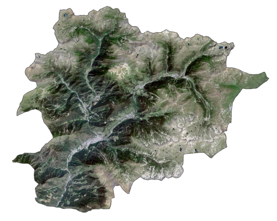 Andorra Satellite Map
