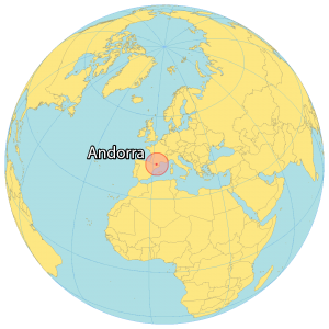 Andorra World Map