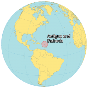 Antigua and Barbuda World Map