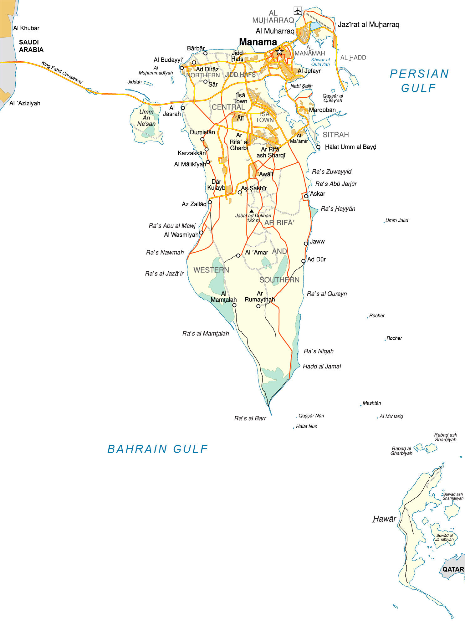 巴林地图