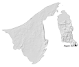 Brunei Physical Map