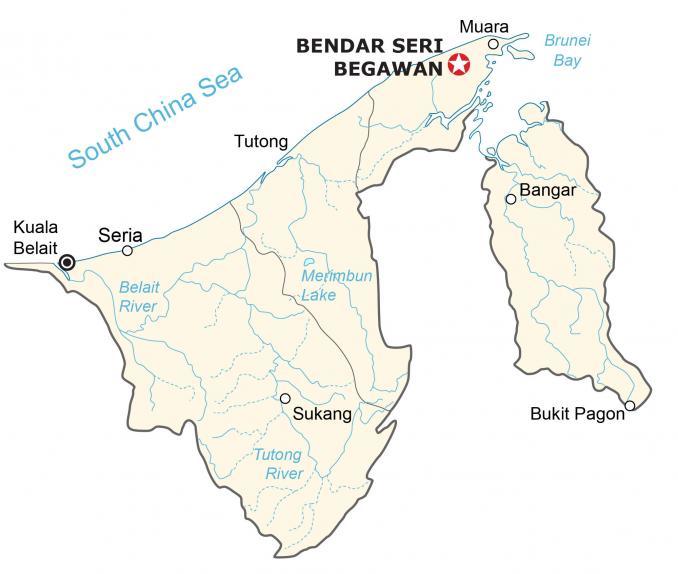 Brunei Map