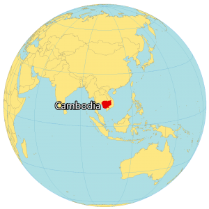 Cambodia World Map