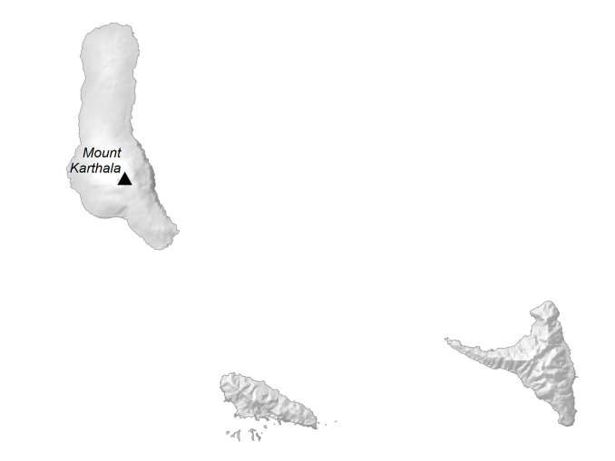 Comoros Elevation Map