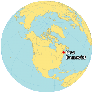 New Brunswick Canada Map