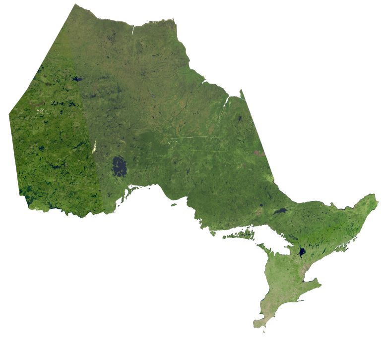 Ontario Satellite Map