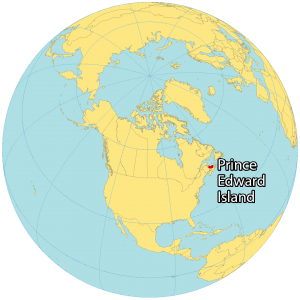 Prince Edward Island Canada Map