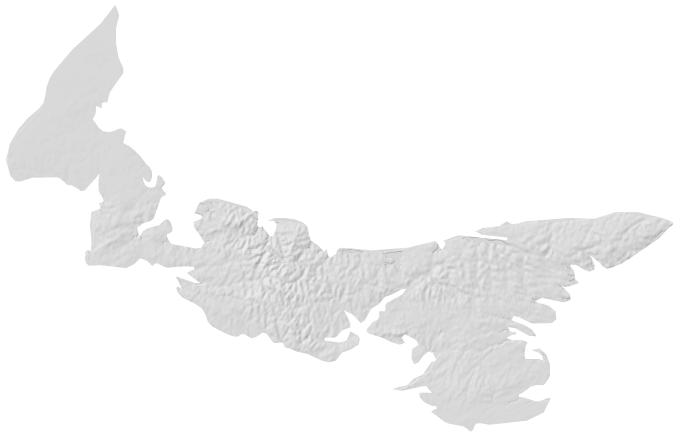 Prince Edward Island Elevation Map