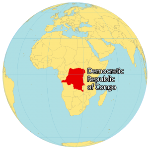 Democratic Republic of Congo World Map