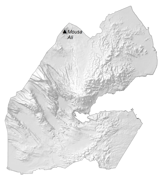 Djibouti Elevation Map