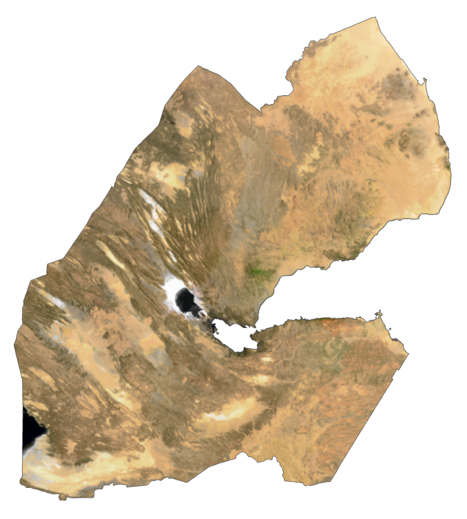 Djibouti Satellite Map