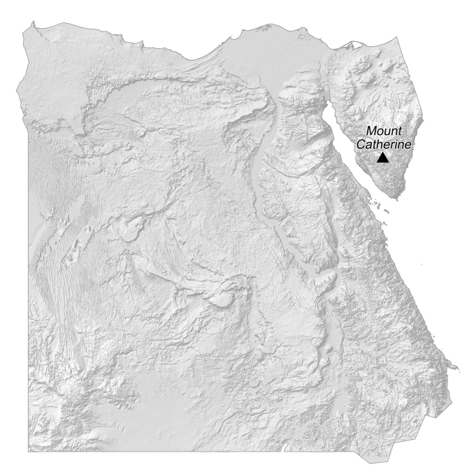 Egypt Elevation Map