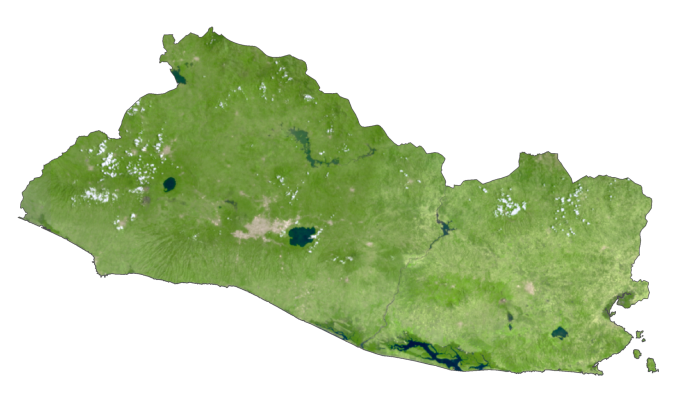 萨尔瓦多卫星地图