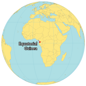 Equatorial Guinea World Map