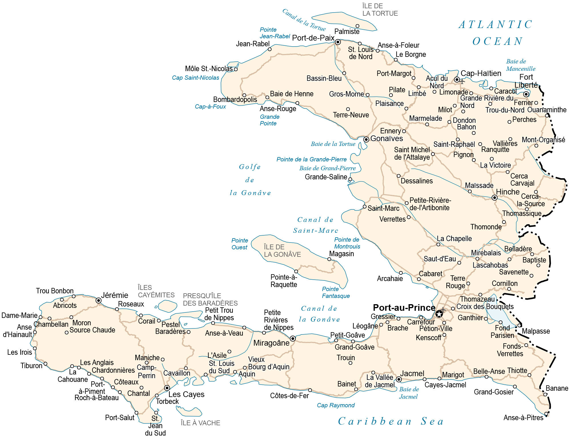 Detailed Political Map Of Haiti Haiti Detailed Politi - vrogue.co