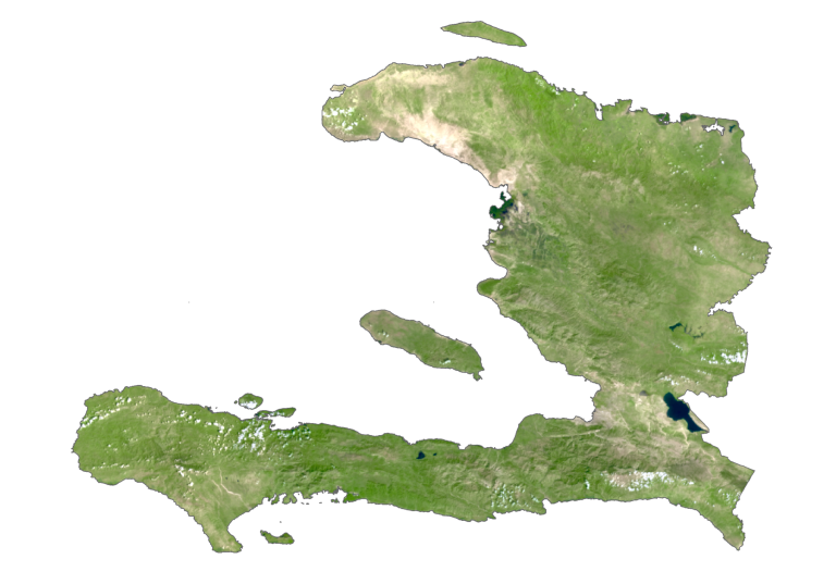 Haiti Satellite Map