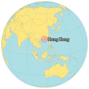 Hong Kong In World Map - United States Map