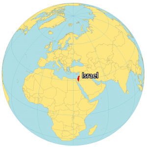 Israel World Map