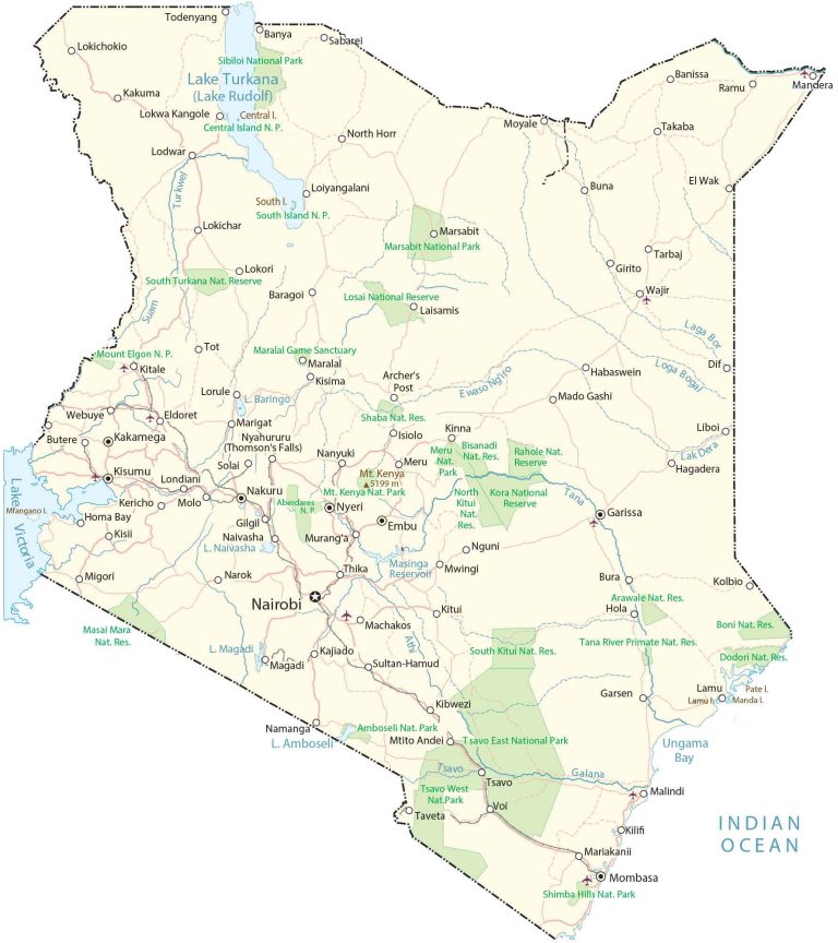 Kenya Map