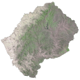 Lesotho Satellite Map