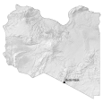 Libya Physical Map