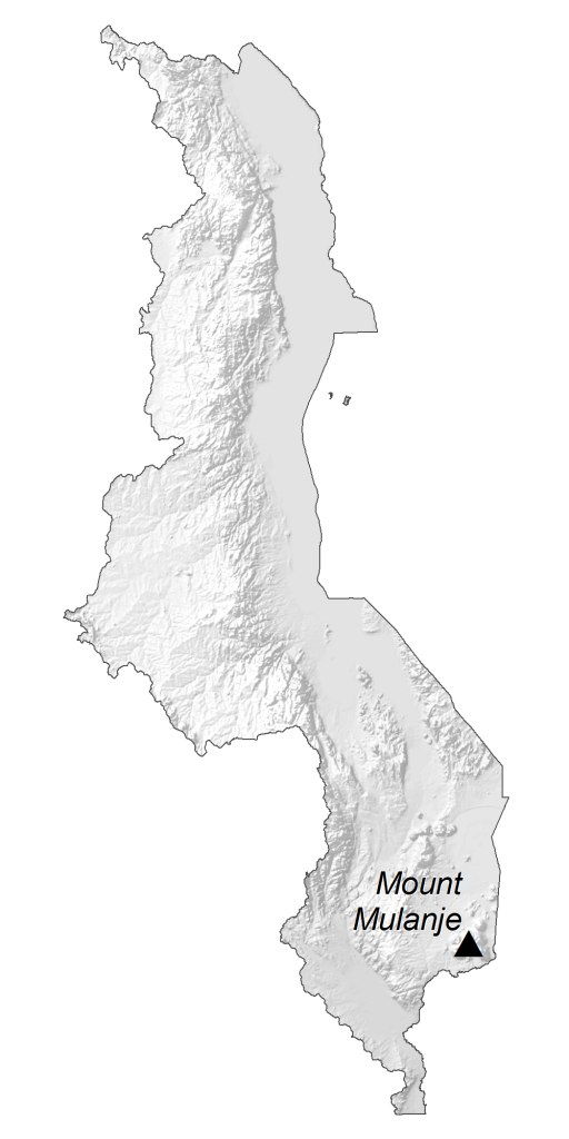 Malawi Elevation Map