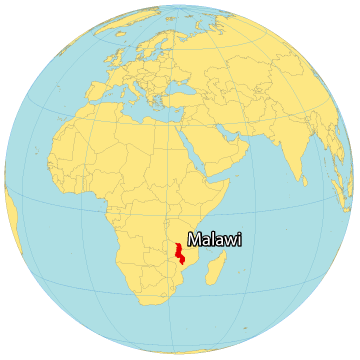 Malawi World Map