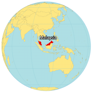 Malaysia World Map