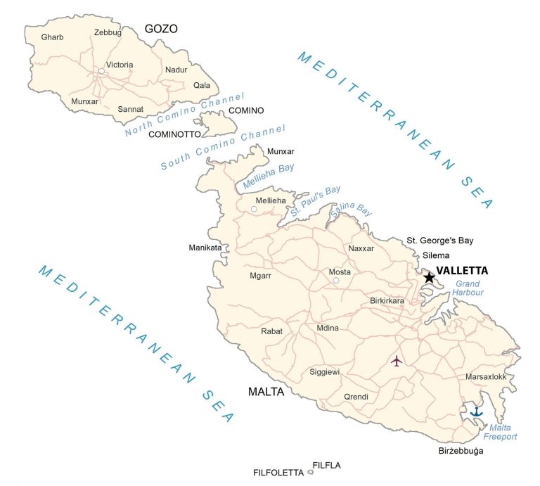 Malta Map