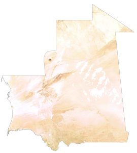 Mauritania Satellite Map