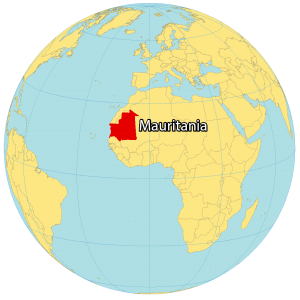 Mauritania World Map