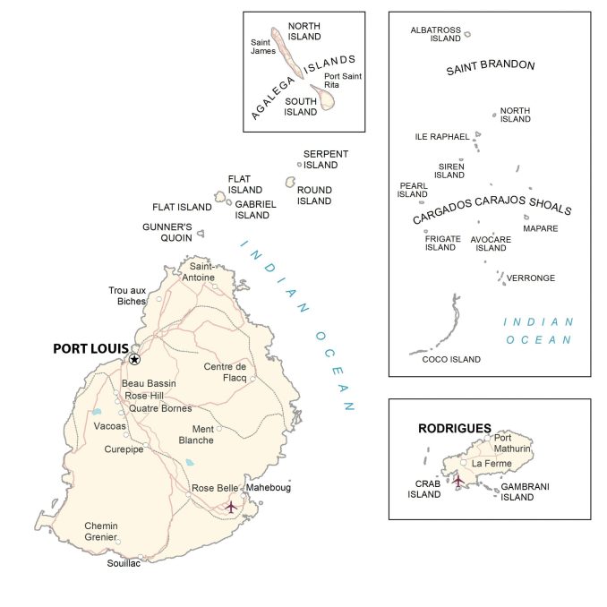 Mauritius Map