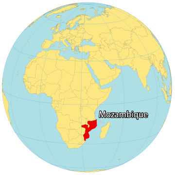 Mozambique World Map