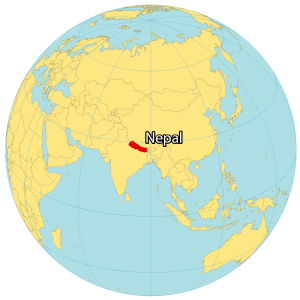 Map Of Nepal GIS Geography   Nepal World Map 300x300 