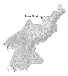North Korea Physical Map