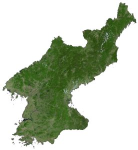 North Korea Satellite Map
