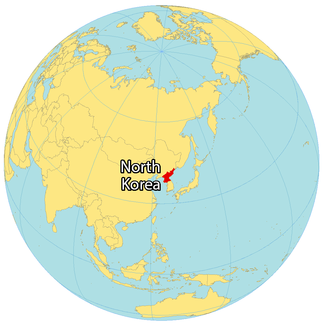 Supervivencia Nacimiento Grande North Korea Map Mathis Sentido Com N   North Korea World Map 